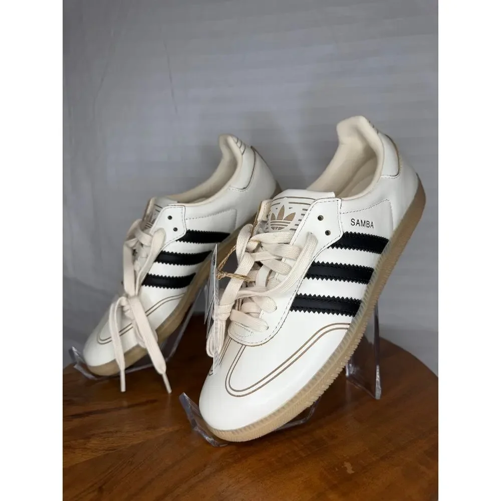 Adidas Samba LT Ivory Black Gum Sneakers NWT Men’s 6 Women’s 7.5 MSRP $120